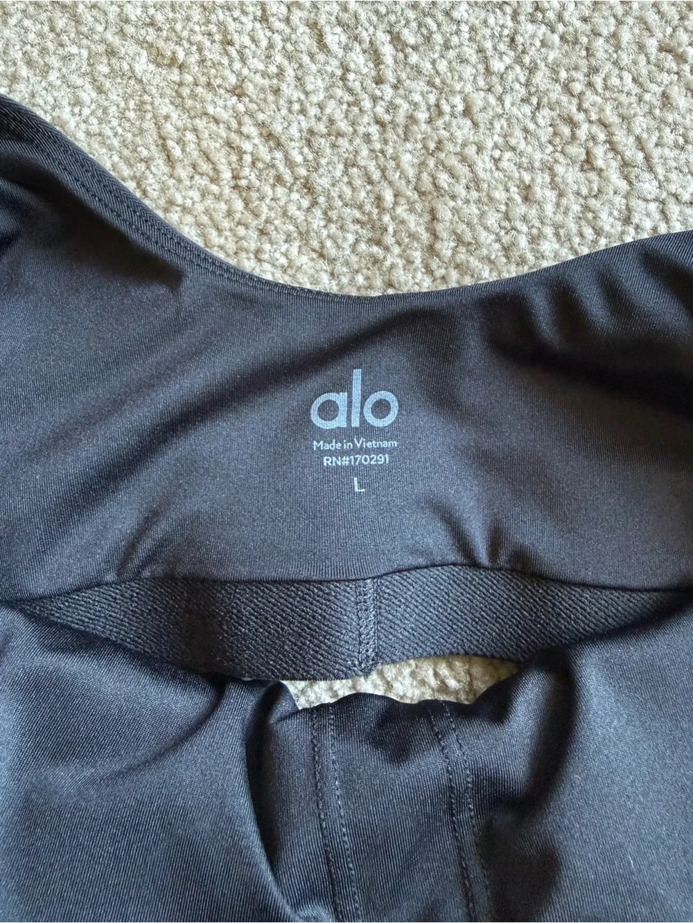 ALO airbrush heart throb bra